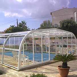 Cubiertas altas para piscina Cádiz
