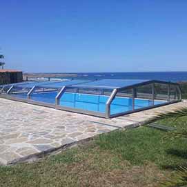 Cubiertas bajas para piscina Cádiz